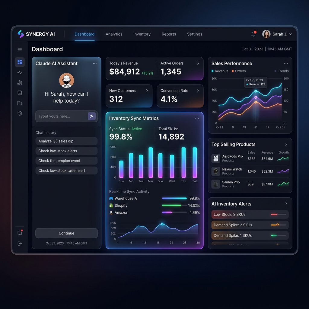 Krurify AI E-Commerce Analytics Dashboard